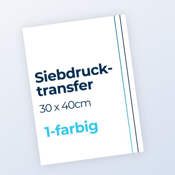 Siebdrucktransfer 1-farbig 30x40cm Miniaturansicht
