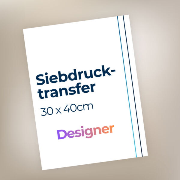 Designer Siebdrucktransfer 30x40 Miniaturansicht