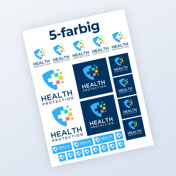 Siebdrucktransfer 5-farbig 30x40cm Miniaturansicht